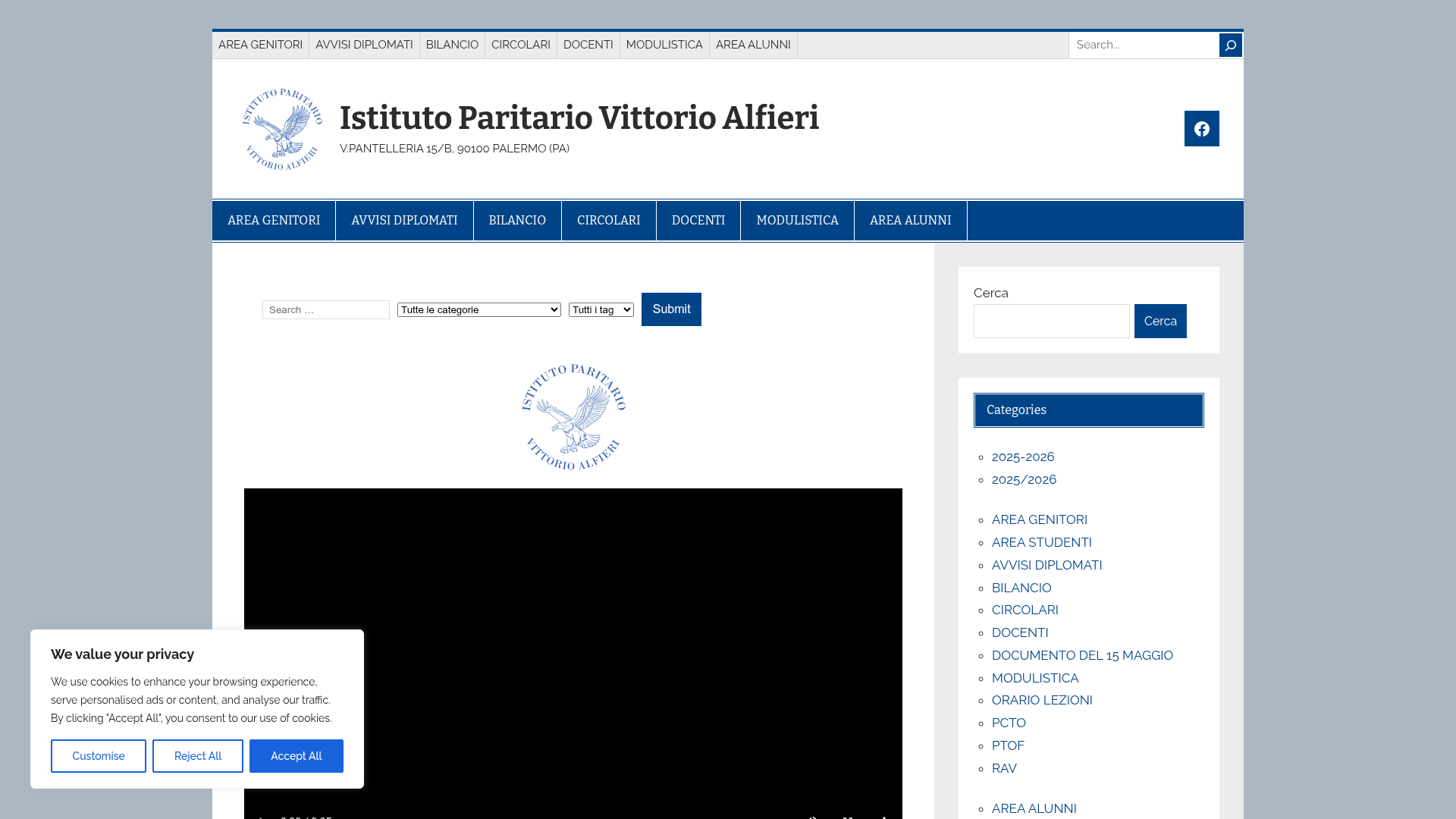 Anteprima del sito Istituto Vittorio Alfieri