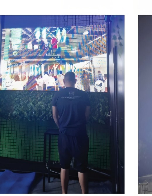 Ledwall personalizzato in attività
