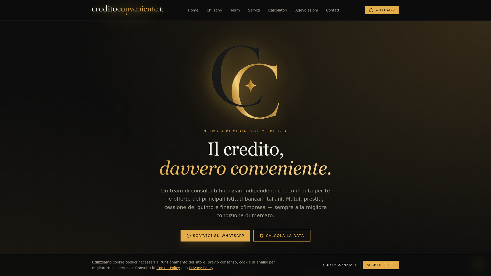 Anteprima del sito Credito Conveniente