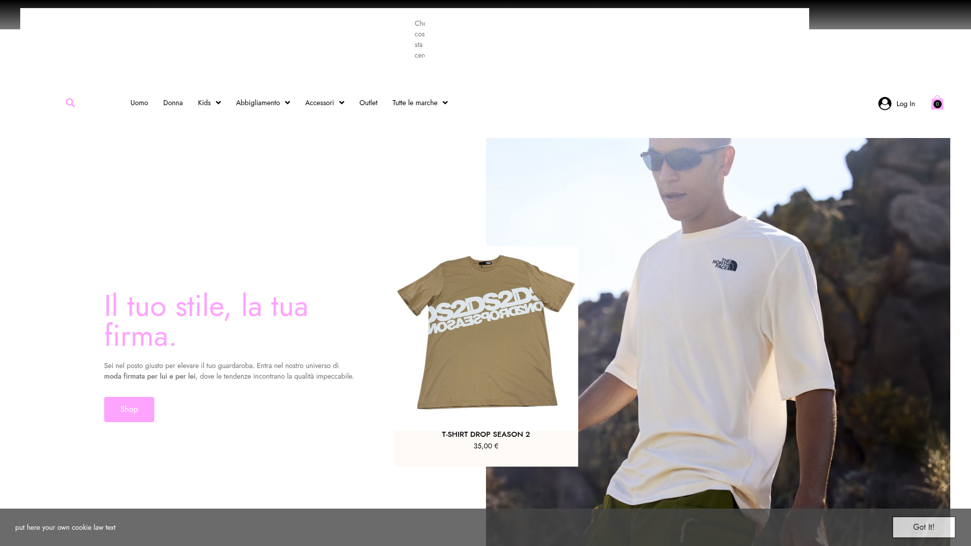 Anteprima del sito Store Grandi Firme